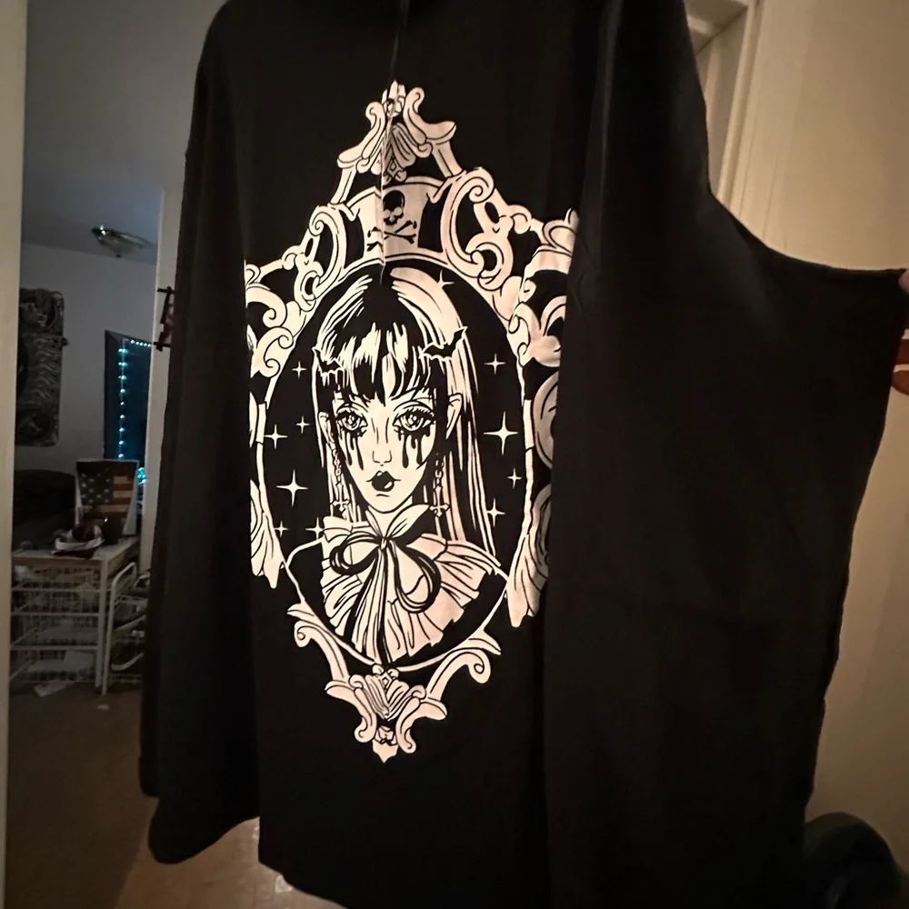 Dollskill Long Sleeve TShirt-Goth/Emo Bat Girl 3XL - Picture 11 of 12